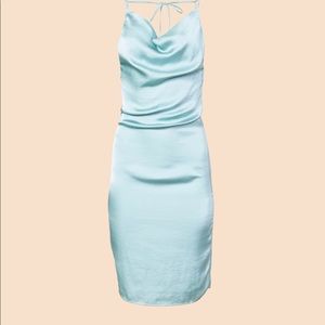 Saint Mojavi Drape-Front Dress